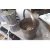 SEAU A GLACE METAL ARGENTE 