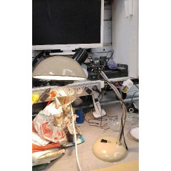 LAMPE DE BUREAU VINTAGE -...
