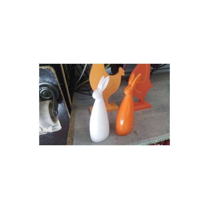 DECO LAPIN CERAMIQUE 