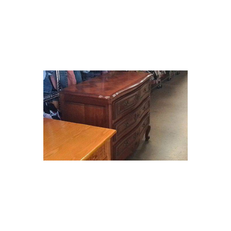 COMMODE 3 TIROIRS MARQUETEE 