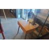 COIFFEUSE 1 TIROIR - MIROIR ROND