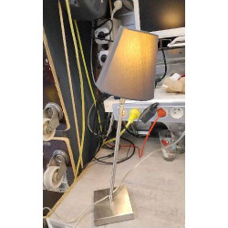 LAMPE PIED METAL ABAT-JOUR...