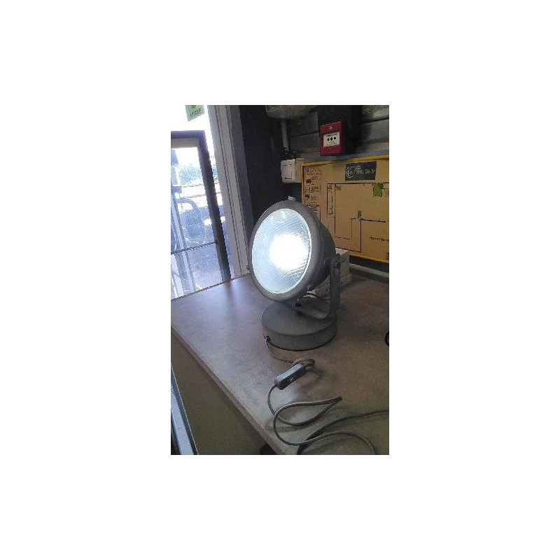 LAMPE A POSER - SPOT METAL GRIS - 
