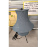LAMPE A POSER TISSU BLEU GRIS - EN L’ETAT