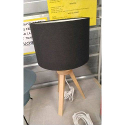 LAMPE A POSER TRIPOD BOIS