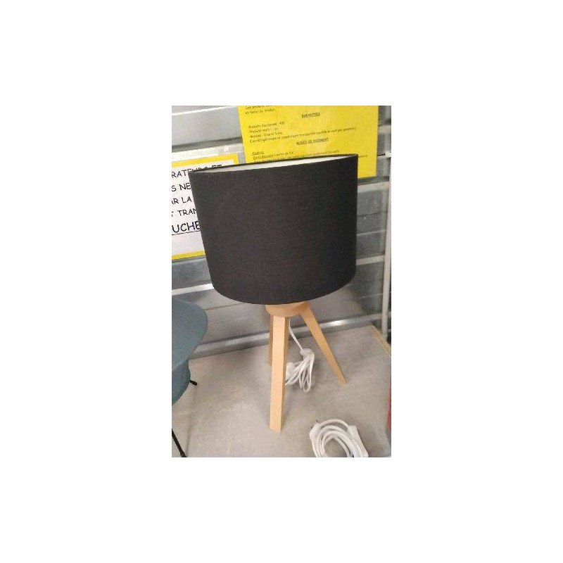 LAMPE A POSER TRIPOD BOIS