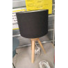 LAMPE A POSER TRIPOD BOIS