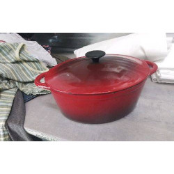 COCOTTE FONTE OVALE -...