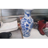 VASE GM - FLEURS BLEUES