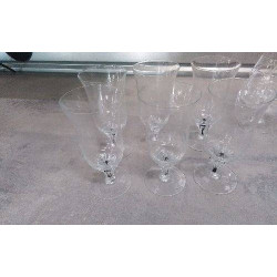 VERRE A PIED CRISTAL LE LOT