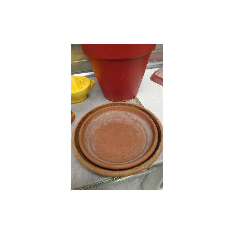 COUPELLE PLASTIQUE POT DE FLEURS X2