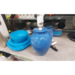 PIED DE LAMPE BLEU