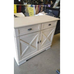 MEUBLE ECRU 2 PORTES 2...