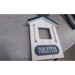 DECO DE PORTE TOILETTES 