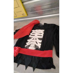 DEGUISEMENT HALLOWEEN SQUELETTE- 5 ANS