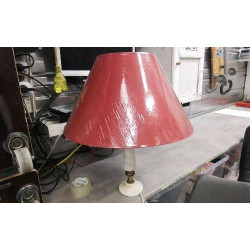 LAMPE A POSER ABATJOUR ROUGE