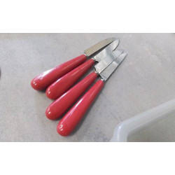 COUTEAUX ROUGES X4 