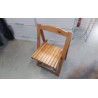 CHAISE PLIANTE BOIS - EN L’ETAT 