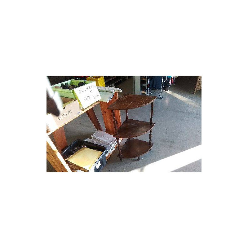 MEUBLE ETAGERE D’ANGLE- BAS - EN ETAT