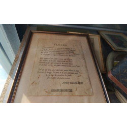 CADRE POEME - RIMBAUD /...