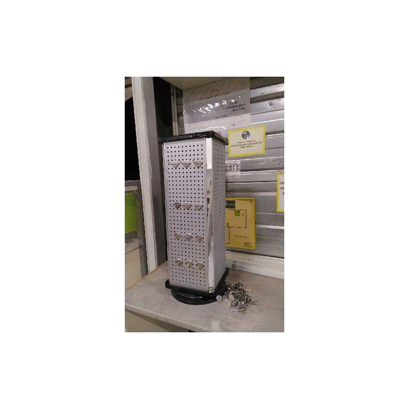 PRESENTOIR A BIJOUX ROTATIF H.67CM + BROCHES 