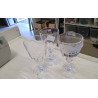 VERRE A PIED MM CRISTAL LE LOT