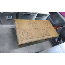 TABLE BASSE CARRELEE