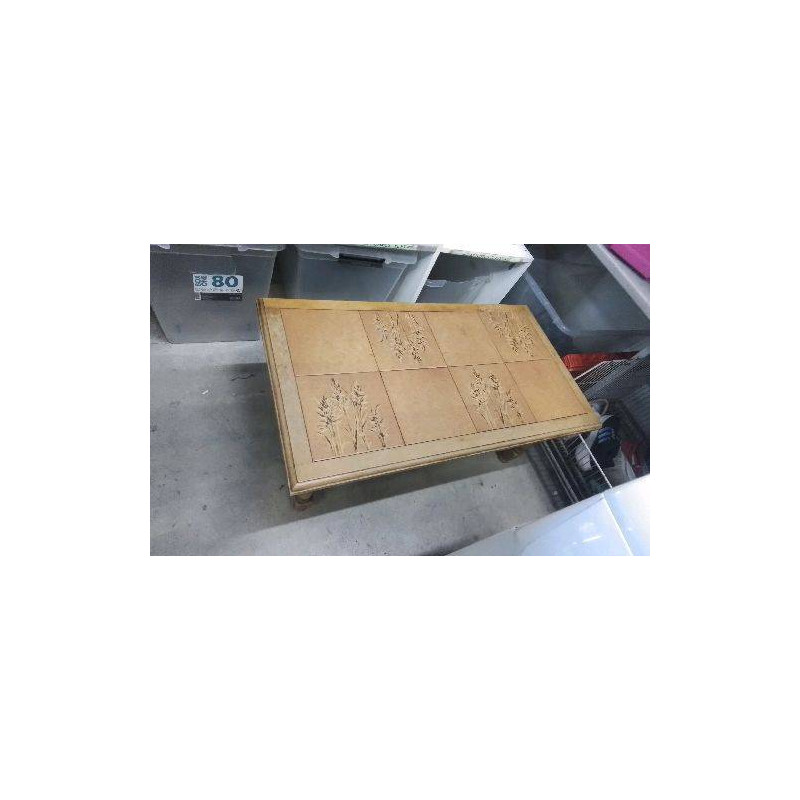 TABLE BASSE CARRELEE