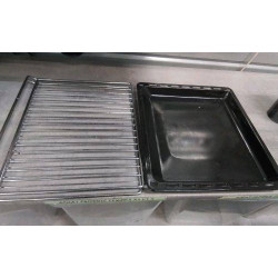 PLAQUE DE FOUR + GRILLES 42X37