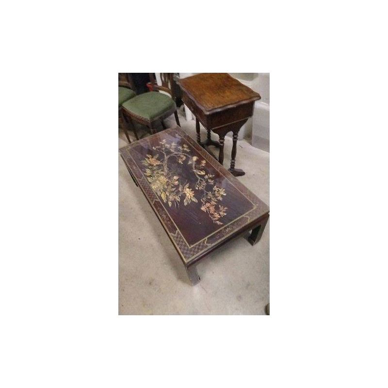 TABLE BASSE STYLE ASIATIQUE EN L’ÉTAT 