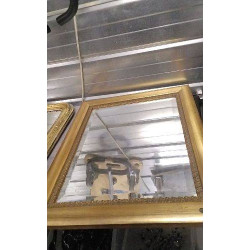MIROIR DORE - RECTANGLE 