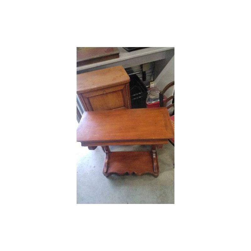 CONSOLE D’ENTREE MERISIER- 1 TIROIR - EN L’ETAT