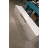 BANC TV BLANC 2 PORTES 1 TIROIR 
