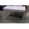 BUREAU BLANC 2 TIROIRS