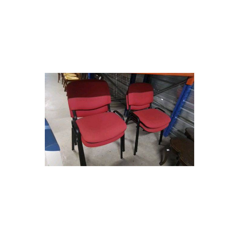 CHAISE D\'ACCUEIL ROUGE 