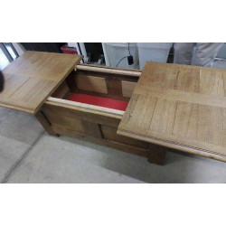 TABLE BASSE BAR / CHENE