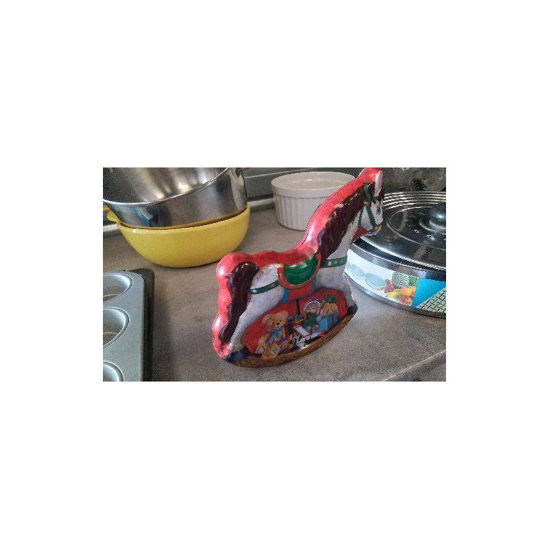 DECO BOITE METAL - CHEVAL 