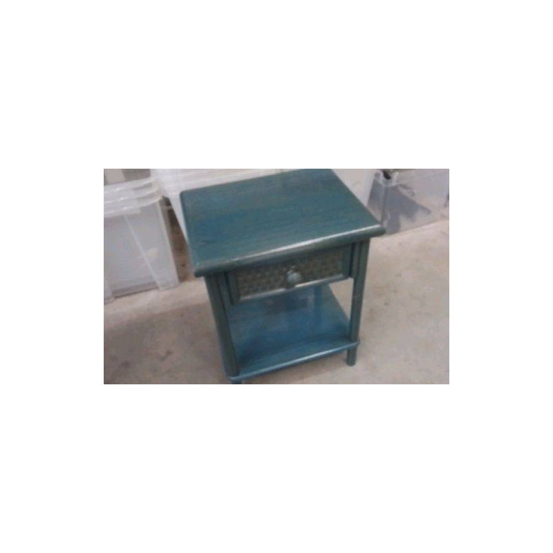 CHEVET ROTIN - 1 TIROIR