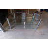MEUBLE TELE VERRE 3 NIVEAUX 