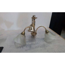 LUSTRE DORE 3 BRANCHES