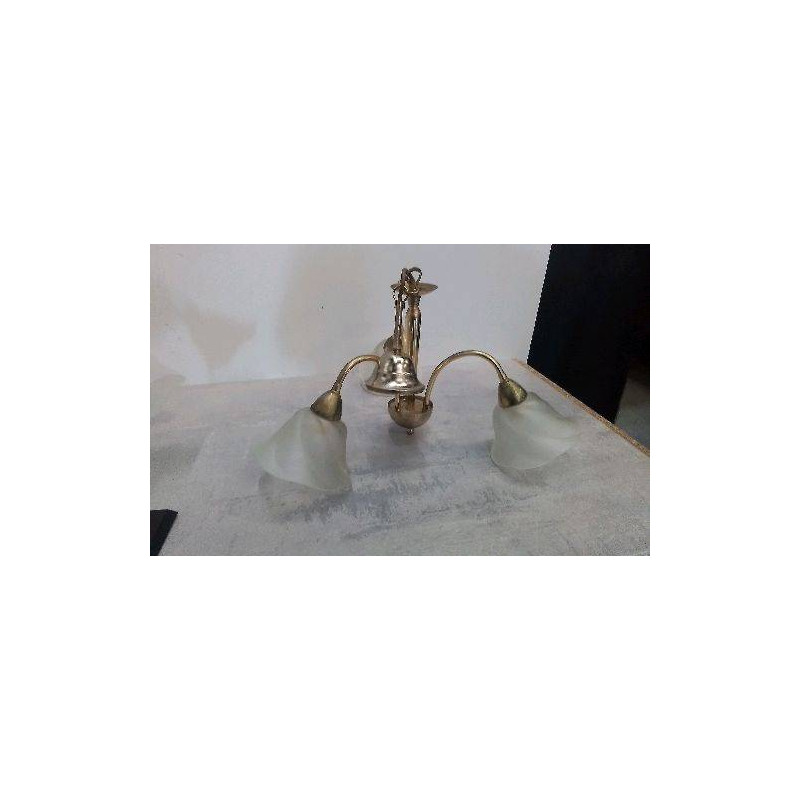 LUSTRE DORE 3 BRANCHES