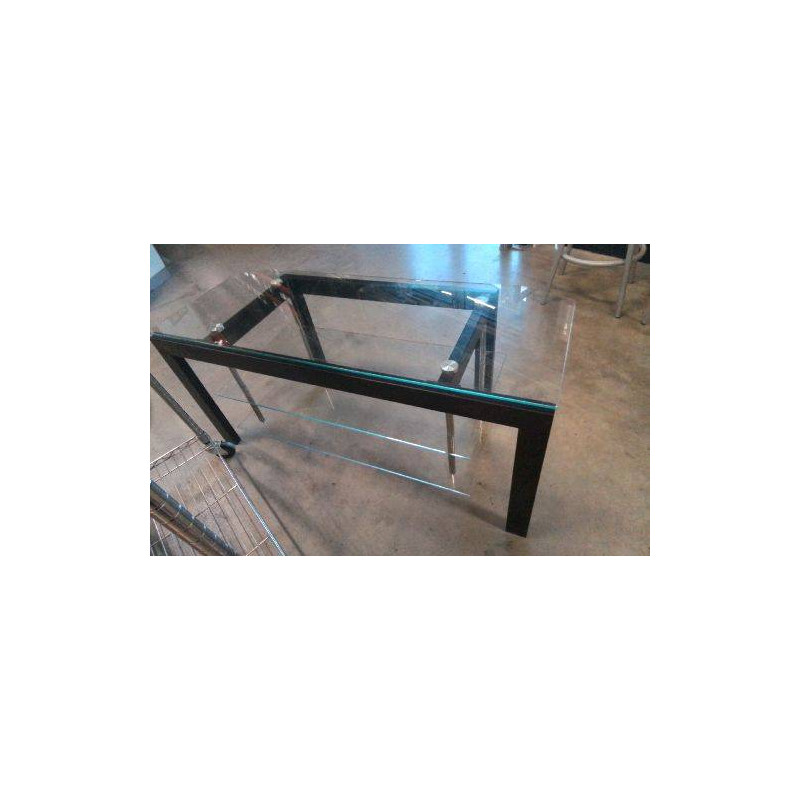 MEUBLE TELE 3 NIVEAUX VERRE EN LETAT 