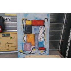 TOILE PEINTE COULEURS 