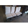 CHAISE SIMILI BLANC