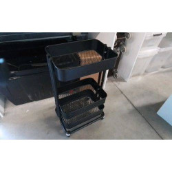 RANGEMENT FER NOIR 3...