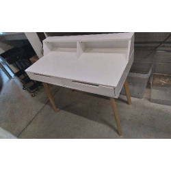 BUREAU BLANC 2 TIROIRS...