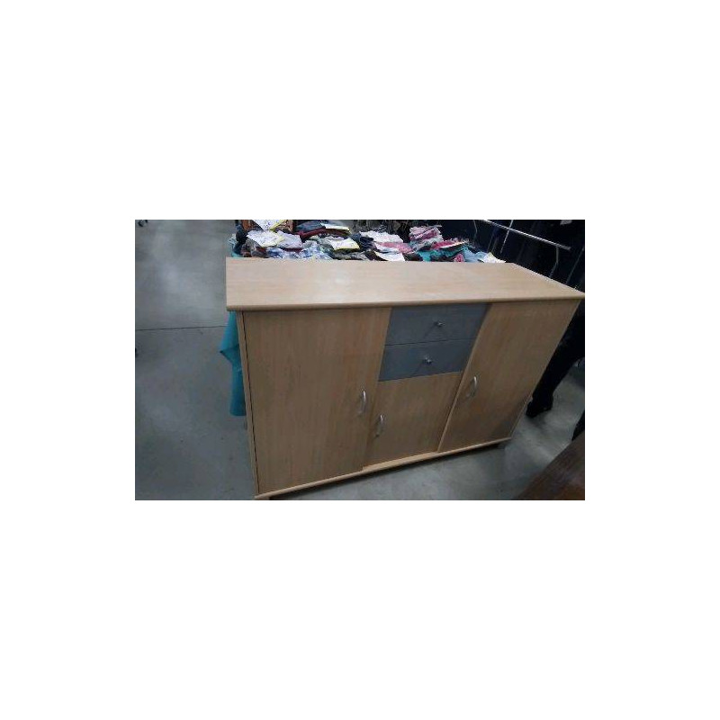 MEUBLE DE RANGEMENT 3 PORTES 2 TIROIRS 