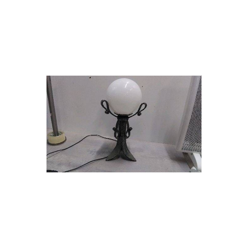 LAMPE VINTAGE FER FORGE 