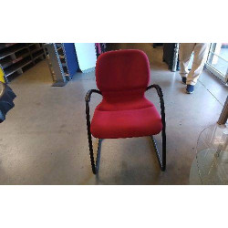 FAUTEUIL D’ATTENTE ROUGE