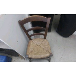 CHAISE PAILLE 3 BARRES DOSSIER